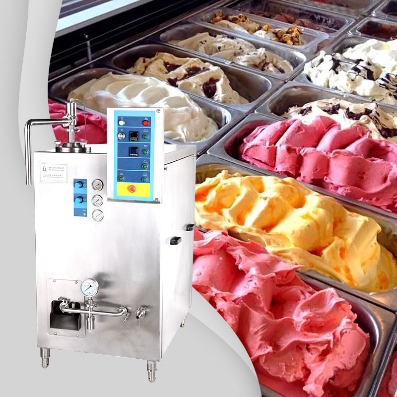 Principio de funcionamiento de la máquina de helados.